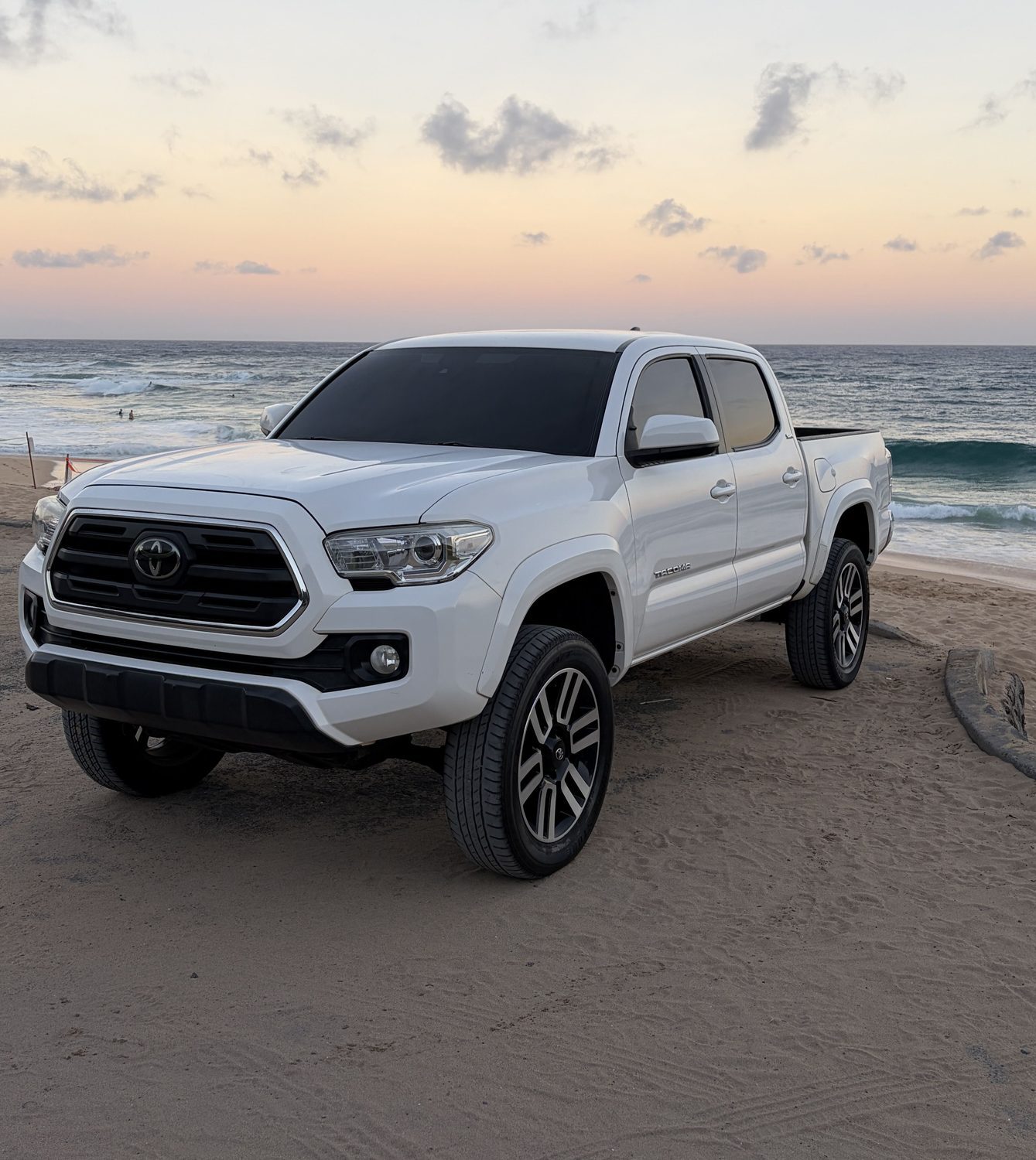 Truck with ceramic window tint installed